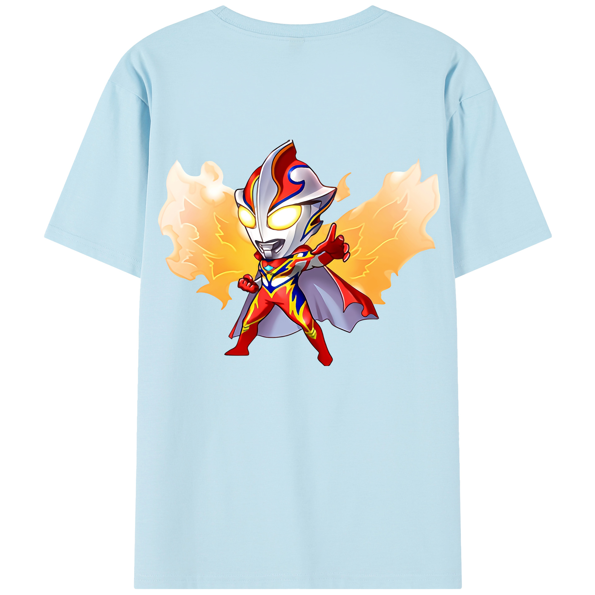 （画像用） ウルトラマン Ultraman 綿100％半袖Tシャツ（背面プリント）